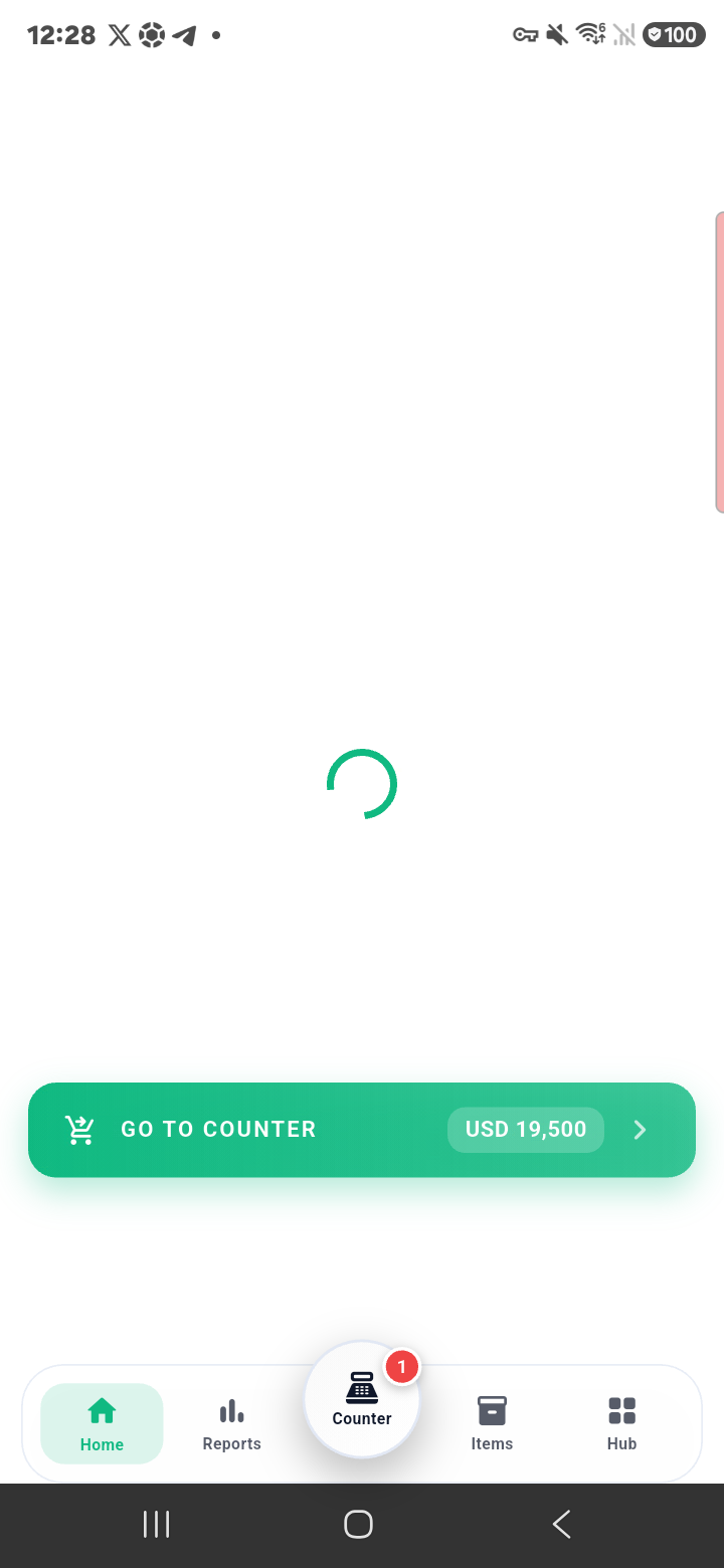 Customer selector on Samsung phone